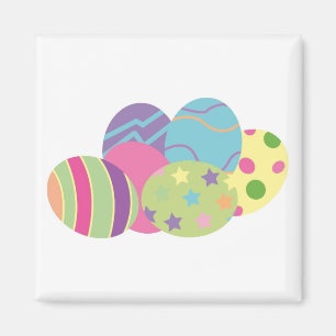 Pattern Easter Eggs Magnet