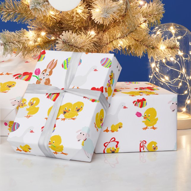Pattern Easter Party Wrapping Paper (Holidays)