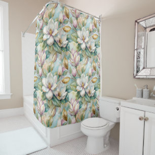 Pattern Elegant Magnolia Flowers
