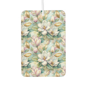 Pattern Elegant Magnolia Flowers Air Freshener