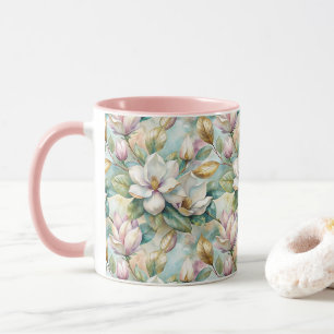 Pattern Elegant Magnolias Mug