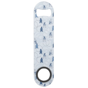 pattern featuring a grizzly bear speed bottle opener