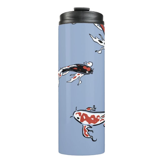 Pattern fish carp koi koi carp thermal tumbler (Front)