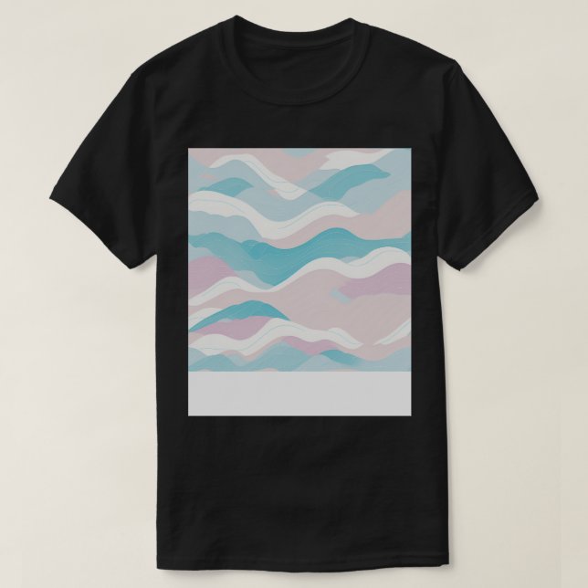 Pattern Flat Illustration Bright Isometric Pastel  T-Shirt (Design Front)