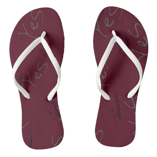 Pattern  flip flops (Footbed)