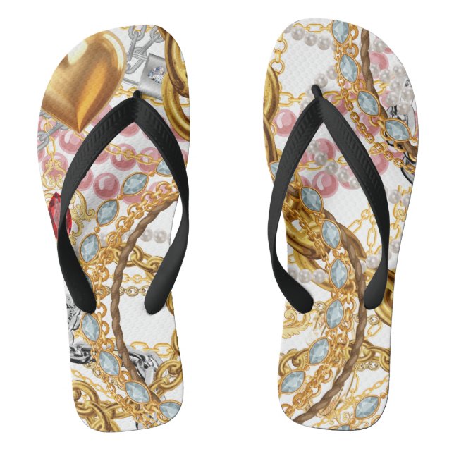 pattern flip flops (Footbed)