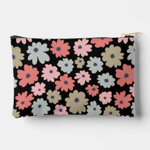 Pattern Flower Colorful Vintage         Accessory Pouch