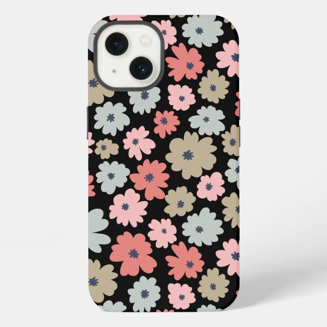 Pattern Flower Colourful Vintage       iPhone Case (Back)