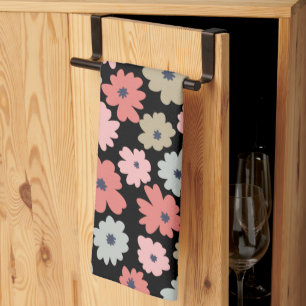 Pattern Flower Colourful Vintage   Kitchen Towel