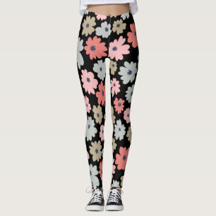 Pattern Flower Colourful Vintage    Leggings