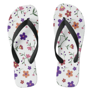 pattern flowers- flip flops