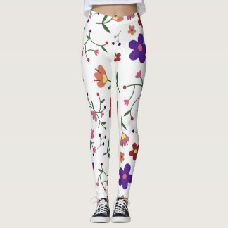pattern flowers- leggings