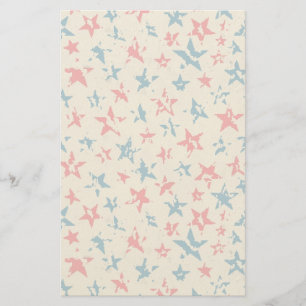 Pattern for 4th of July Stationery