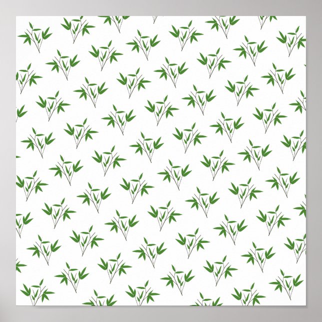 Pattern from bamboo twigs poster (Front)