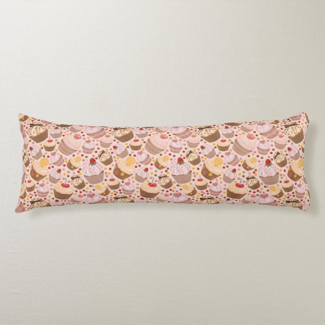 Pattern from celebratory cupcakes body pillow (Front)