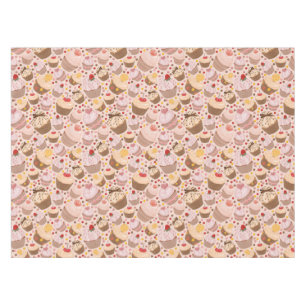 Pattern from celebratory cupcakes tablecloth