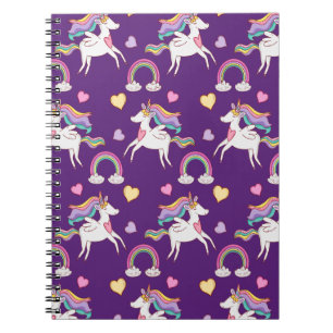 Pattern Funny Unicorn Magic Horse Cute      Notebook