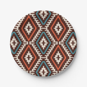 Pattern Geometric  Fashion Stylish Cute         Paper Plate
