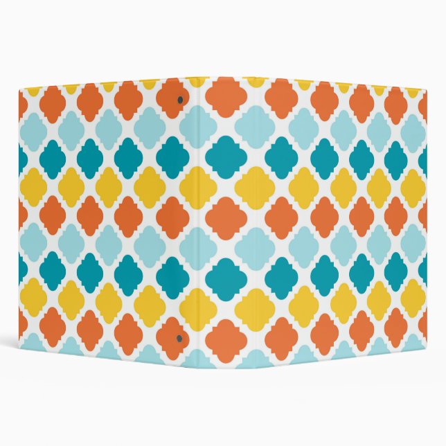  Pattern Geometric Vintage Stylish Modern         Binder (Background)