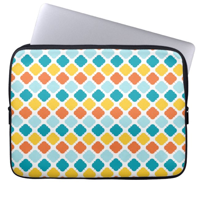  Pattern Geometric Vintage Stylish Modern        Laptop Sleeve (Front)