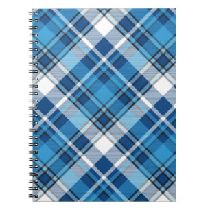 Pattern Geometric Vintage Trendy Blue          Notebook