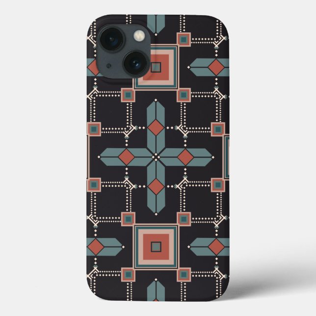 Pattern Geometric Vintage Trendy             Case-Mate iPhone Case (Back)