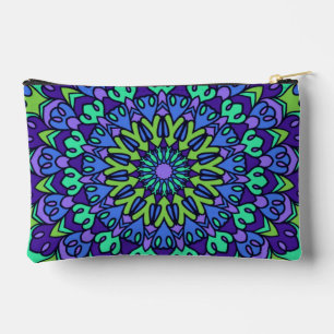 Pattern Geometric Vintage Trendy Cute    Accessory Pouch