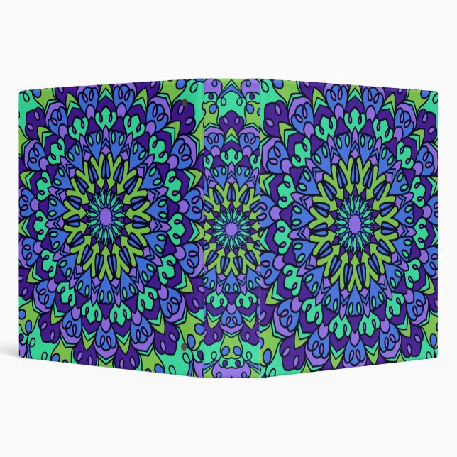 Pattern Geometric Vintage Trendy Cute    Binder (Background)