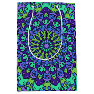 Pattern Geometric Vintage Trendy Cute     Medium Gift Bag