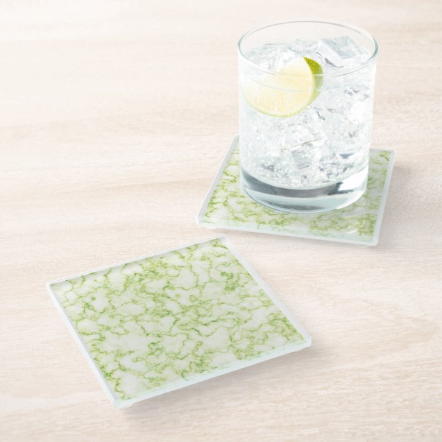 pattern glass coaster (Angled)
