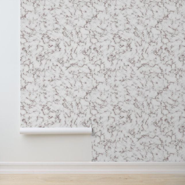 Pattern Grey and White Marble Wallpaper (Application)