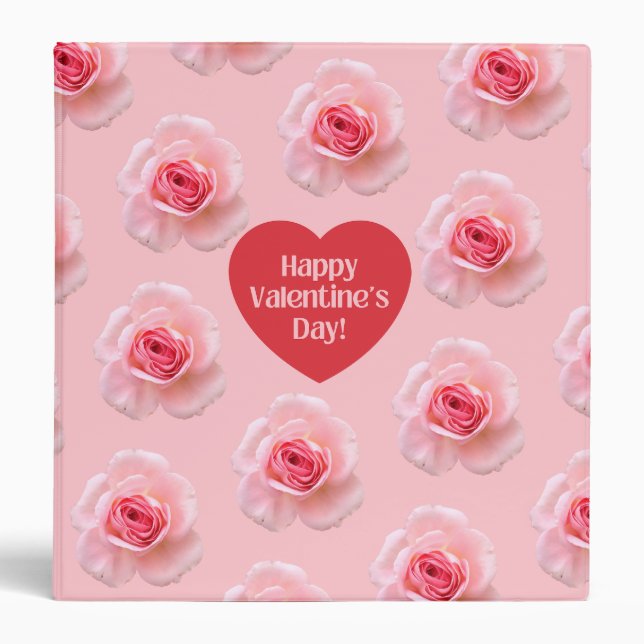 Pattern Happy Valentine`s Day 2023 Background      Binder (Front)