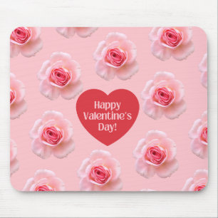 Pattern Happy Valentine`s Day 2023 Background      Mouse Pad