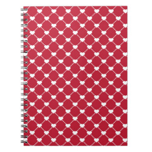 Pattern/Hearts Notebook