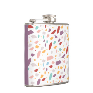 pattern hip flask