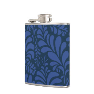 pattern hip flask