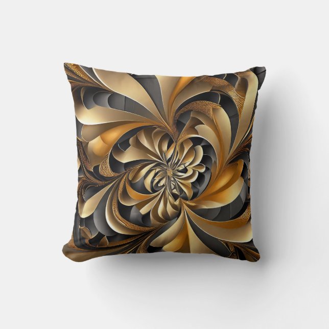 Pattern Illusion Throw Pillow (Front)