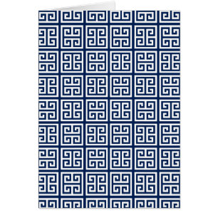 Pattern in Blue & White