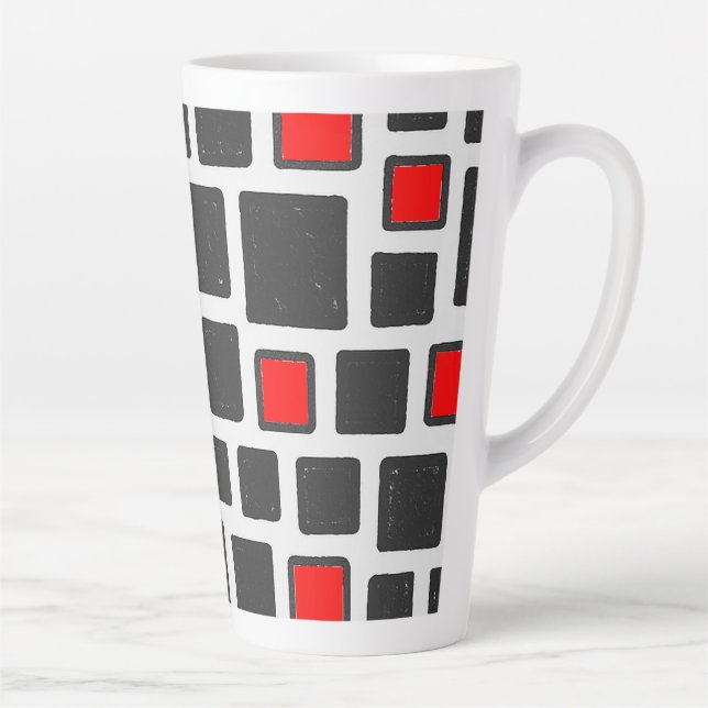 pattern latte mug (Right)