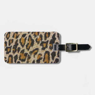 Pattern -- Leopard Luggage Tag