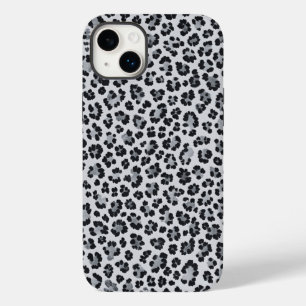 Pattern Leopard Print Gray Case-Mate iPhone 14 Plus Case