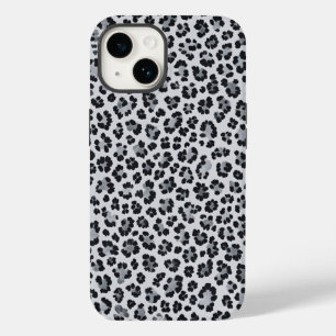 Pattern Leopard Print Gray Case-Mate iPhone 14 Case
