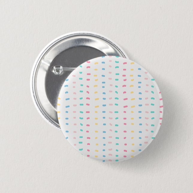 Pattern lines 2 inch round button (Front & Back)