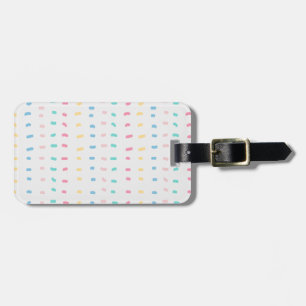Pattern lines luggage tag