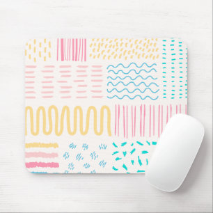 Pattern lines mouse pad