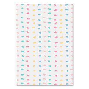 Pattern lines table number