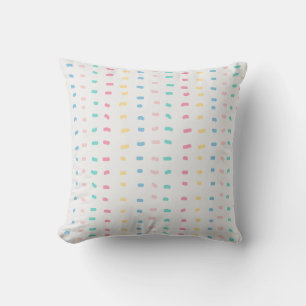 Pattern lines throw pillow