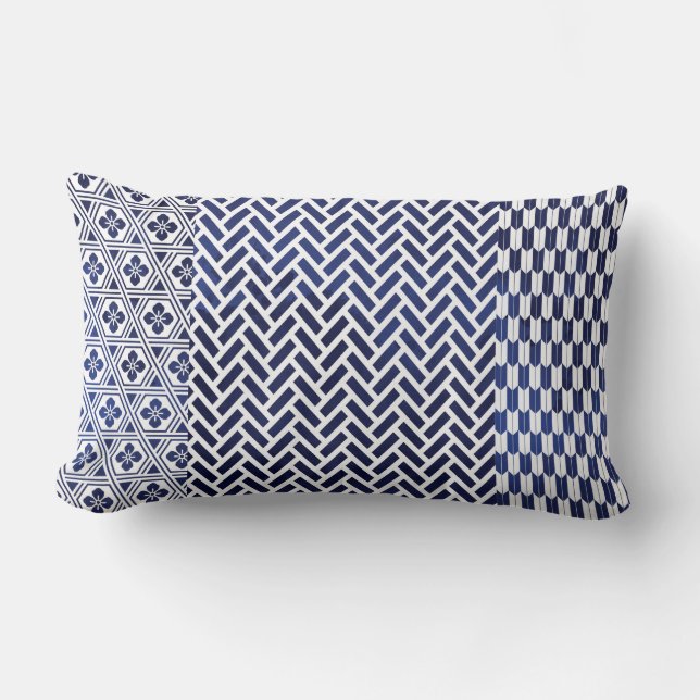 Pattern Lumbar Japanese Pillow (Front)