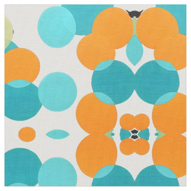 pattern Mid Century Modern Fabric (Close Up)