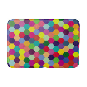 Pattern Modern Colourful- Fashion spring hipster Bath Mat